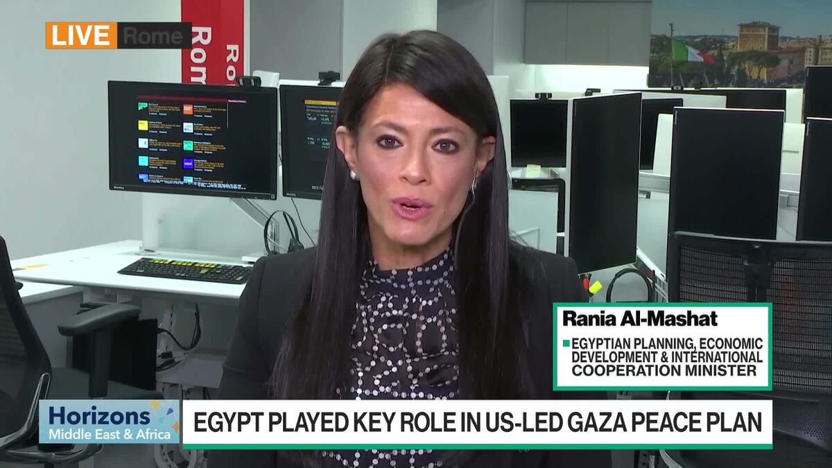 Egypt’s Al-Mashat on Economic Impact of Gaza Plan
