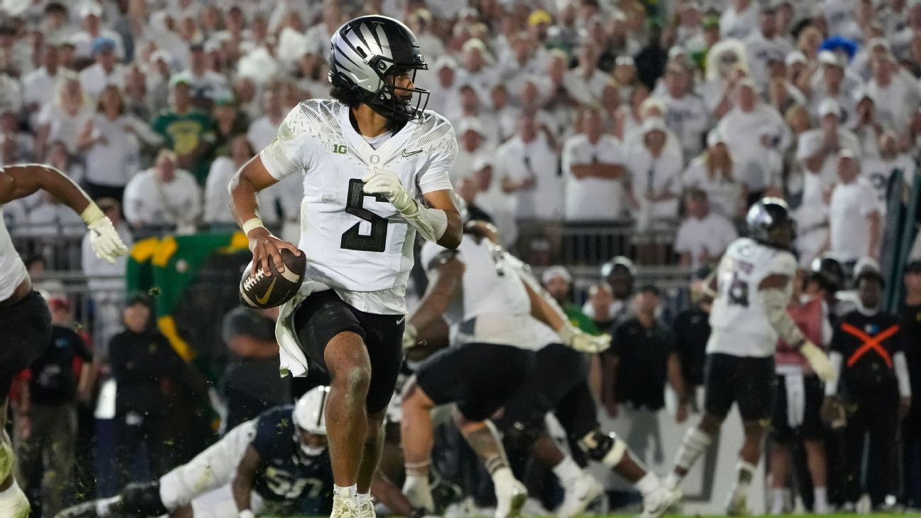 How Oregon’s Dante Moore, Indiana’s Fernando Mendoza became unlikely NFL darlings