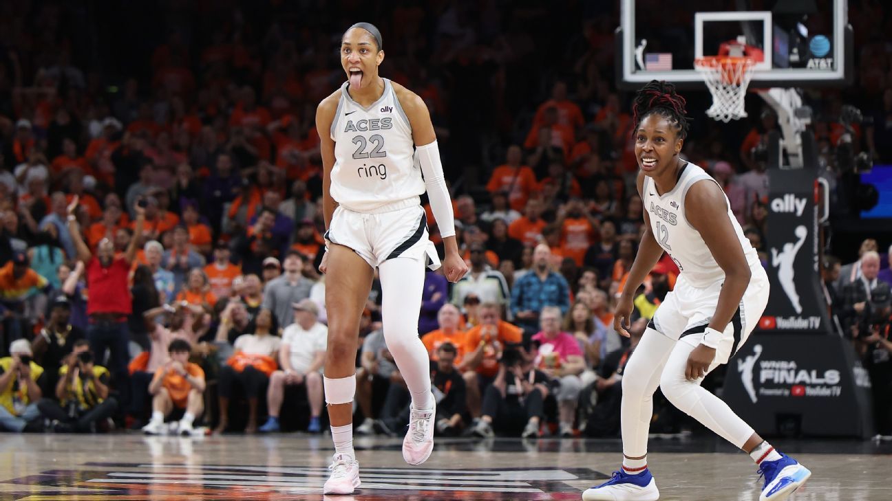 ‘You run out of adjectives’: Another year, another title for A’ja Wilson
