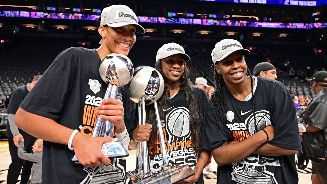 The three stars who made the Aces three-time WNBA champs