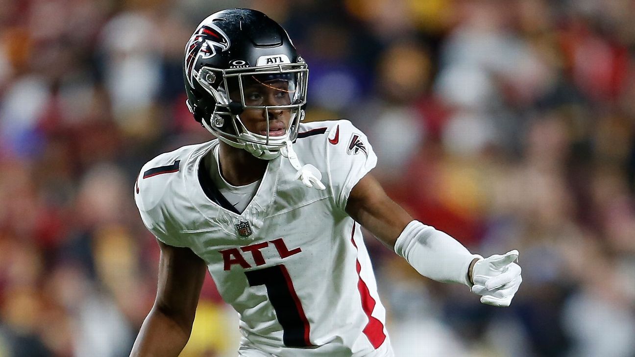 Falcons rule WR Mooney out vs. Bills on Monday