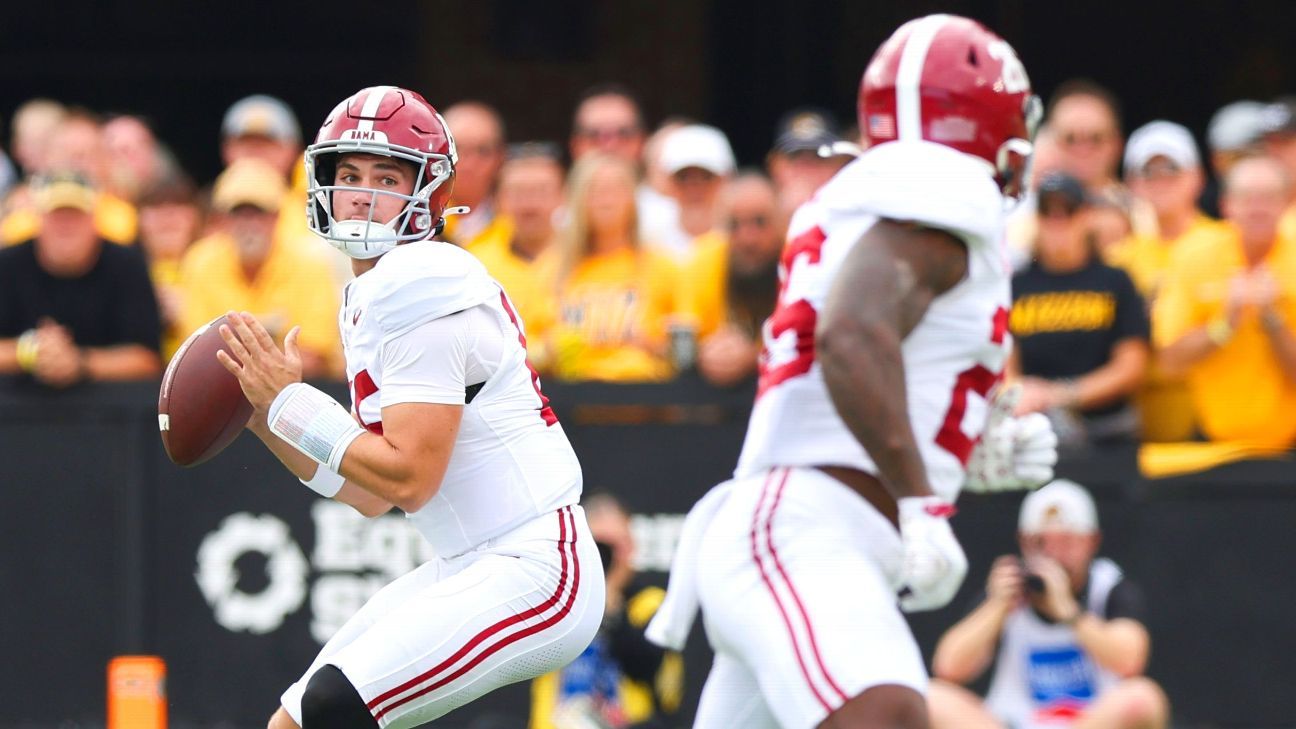 Simpson, Bama hold off Mizzou, win 5th straight