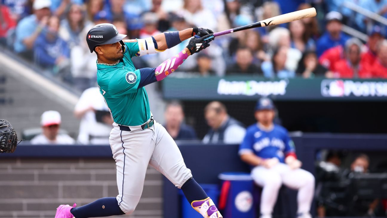 Julio Rodriguez’s three-run HR gives Mariners early Game 2 lead